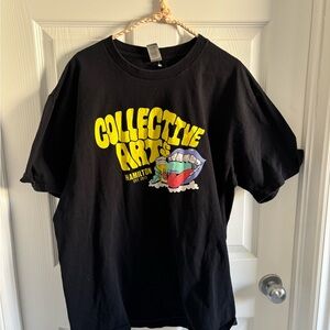 Collective Arts Brewery T-Shirt with Yellow Graphic